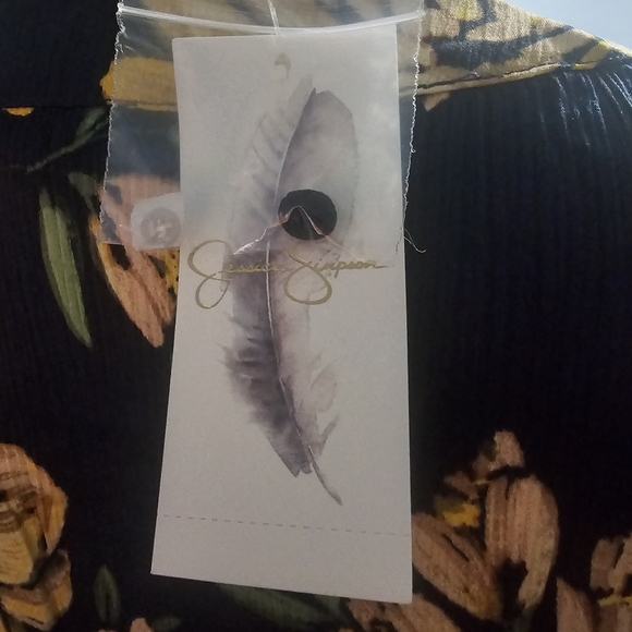 Jessica Simpson Davina Cut Silk Floral Mini Dress Size XS NWT - Picture 7 of 13